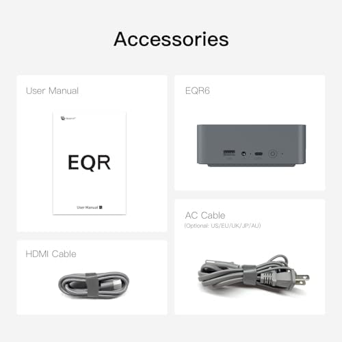 Beelink SER5 MAX Mini PC - AMD Ryzen 7 6800U, 24GB RAM, 500GB SSD, 4K Triple Display, Ideal for Gamers and Professionals